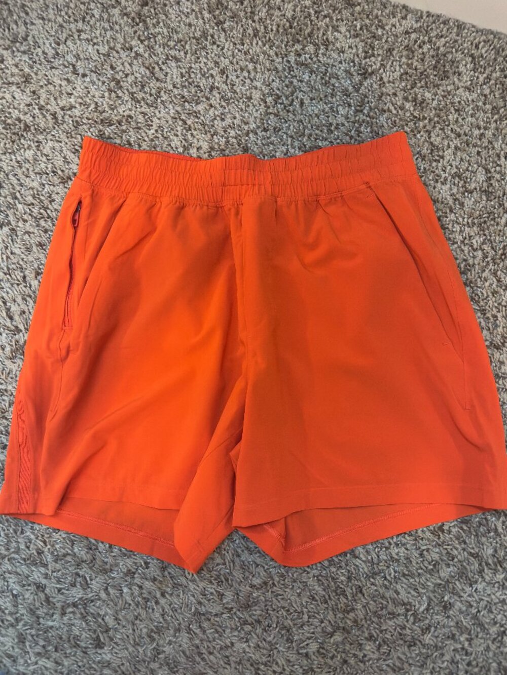 Orange Red Men's 5" Inseam Lululemon Shorts